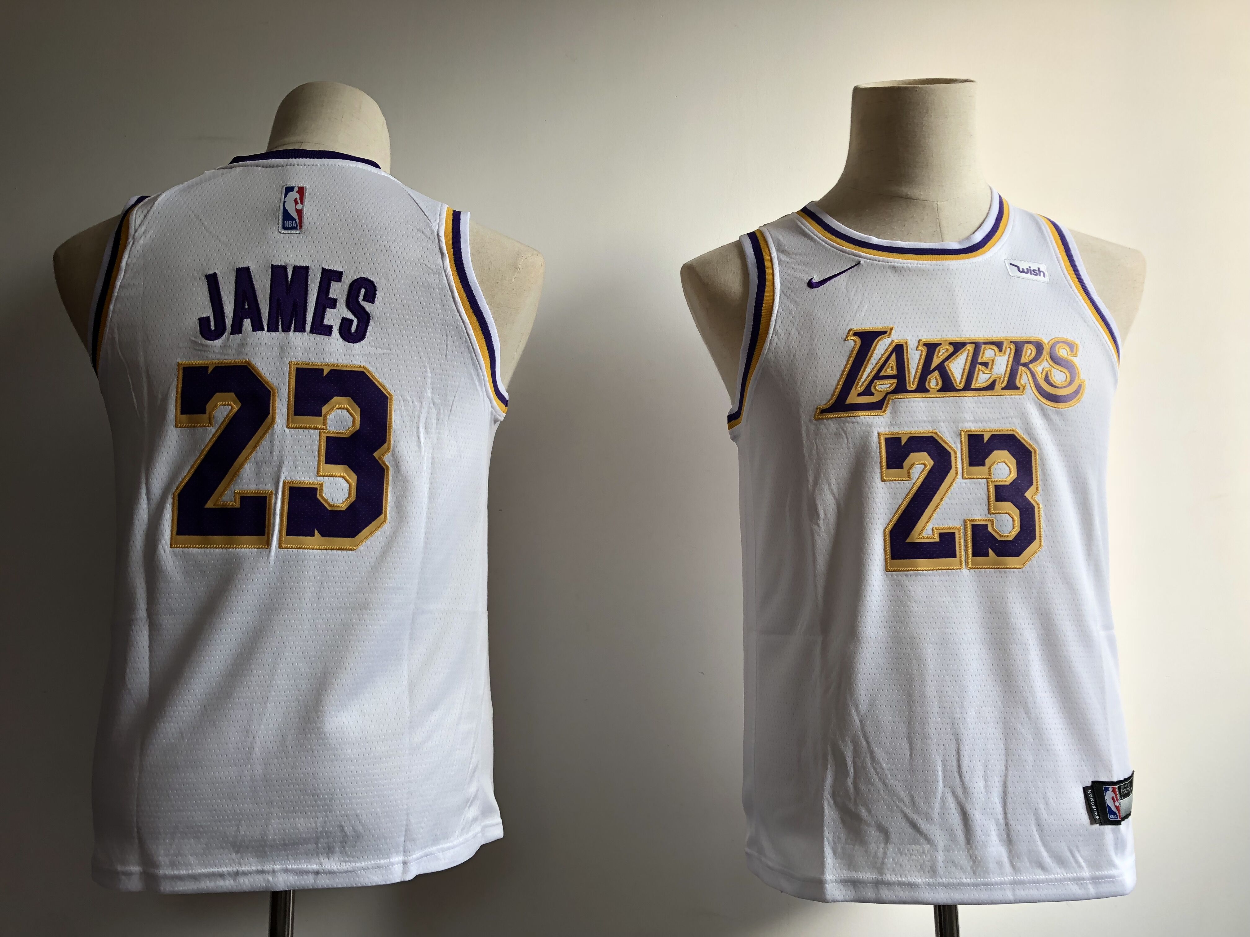 Youth Los Angeles Lakers #23 James white Nike NBA Jerseys->los angeles chargers->NFL Jersey